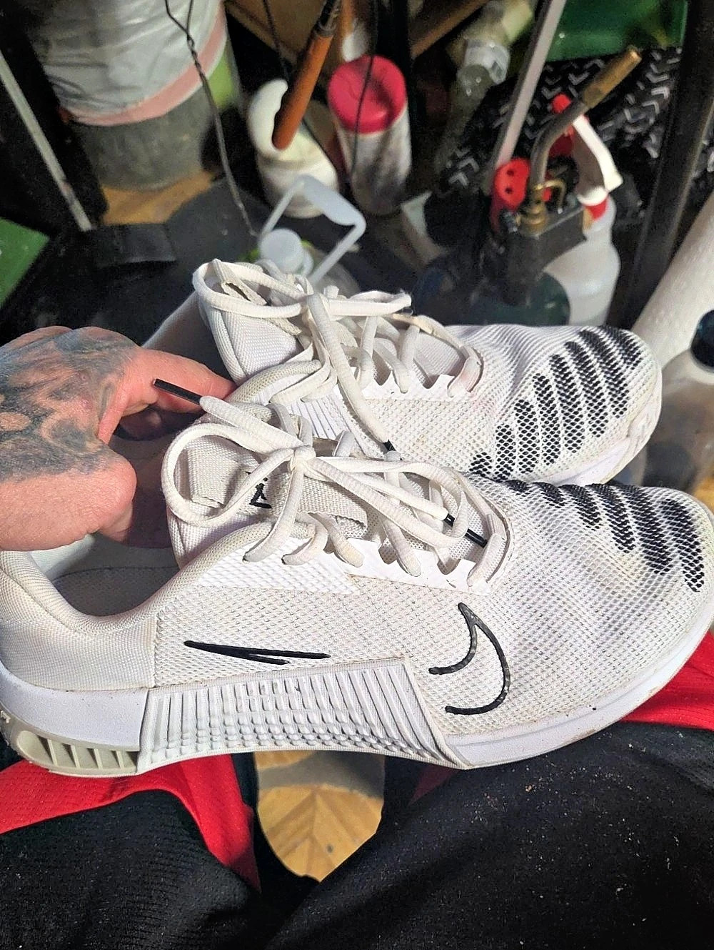 Nike Metcon Sport 'Sail Black' White & Black Athletic Shoes